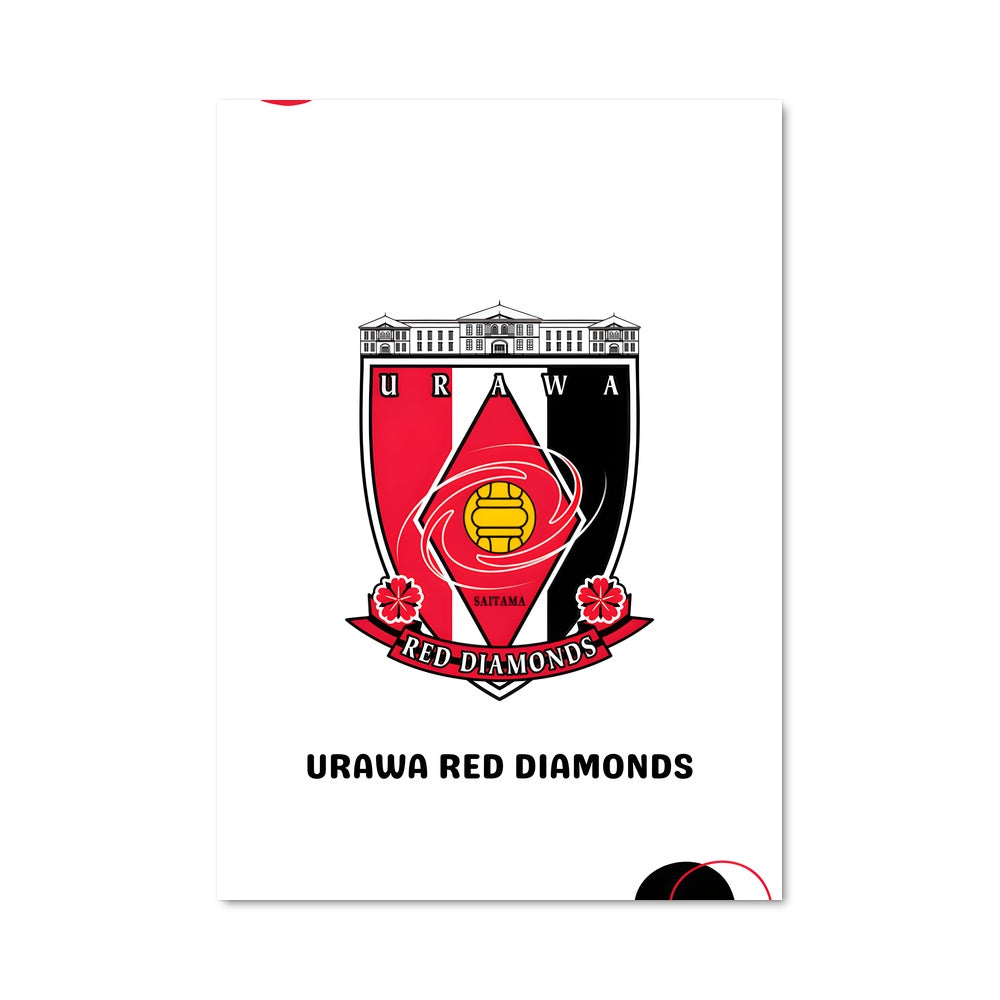 Poster Diamonds en Rouge
