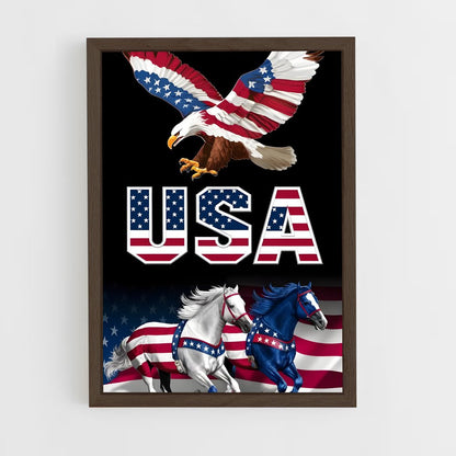 ap-usa today-6 cadre Bois foncé