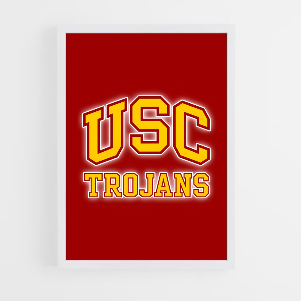 ap-usc trojans-3 cadre Blanc