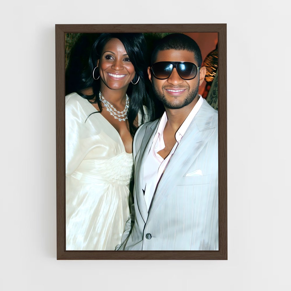 ap-usher-1 cadre Bois foncé