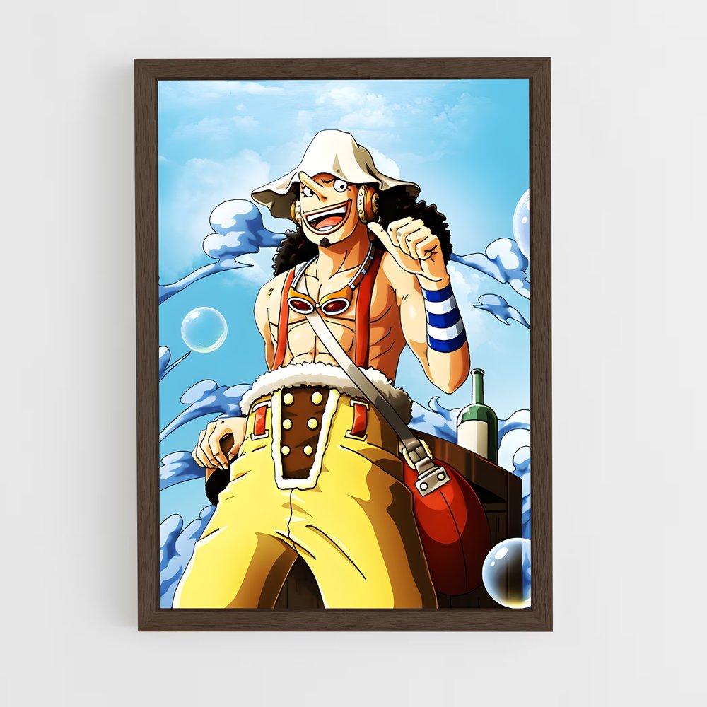 ap-usopp-1 cadre Bois foncé