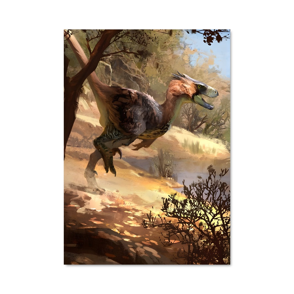 Poster L'Utahraptor Sauvage