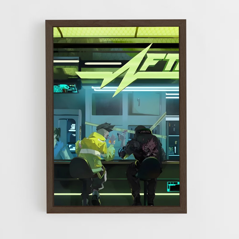ap-v cyberpunk-2 cadre Bois foncé