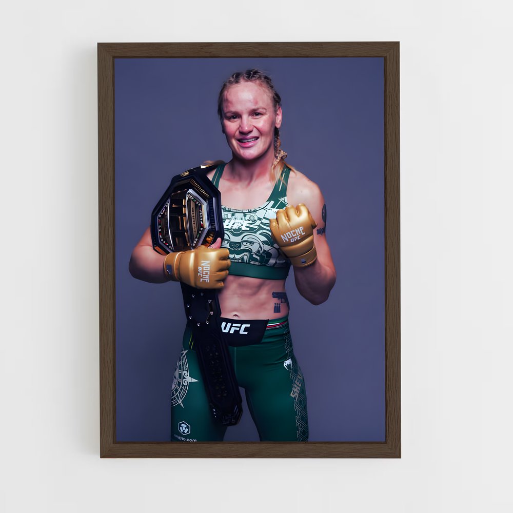 ap-valentina shevchenko-2 cadre Bois foncé