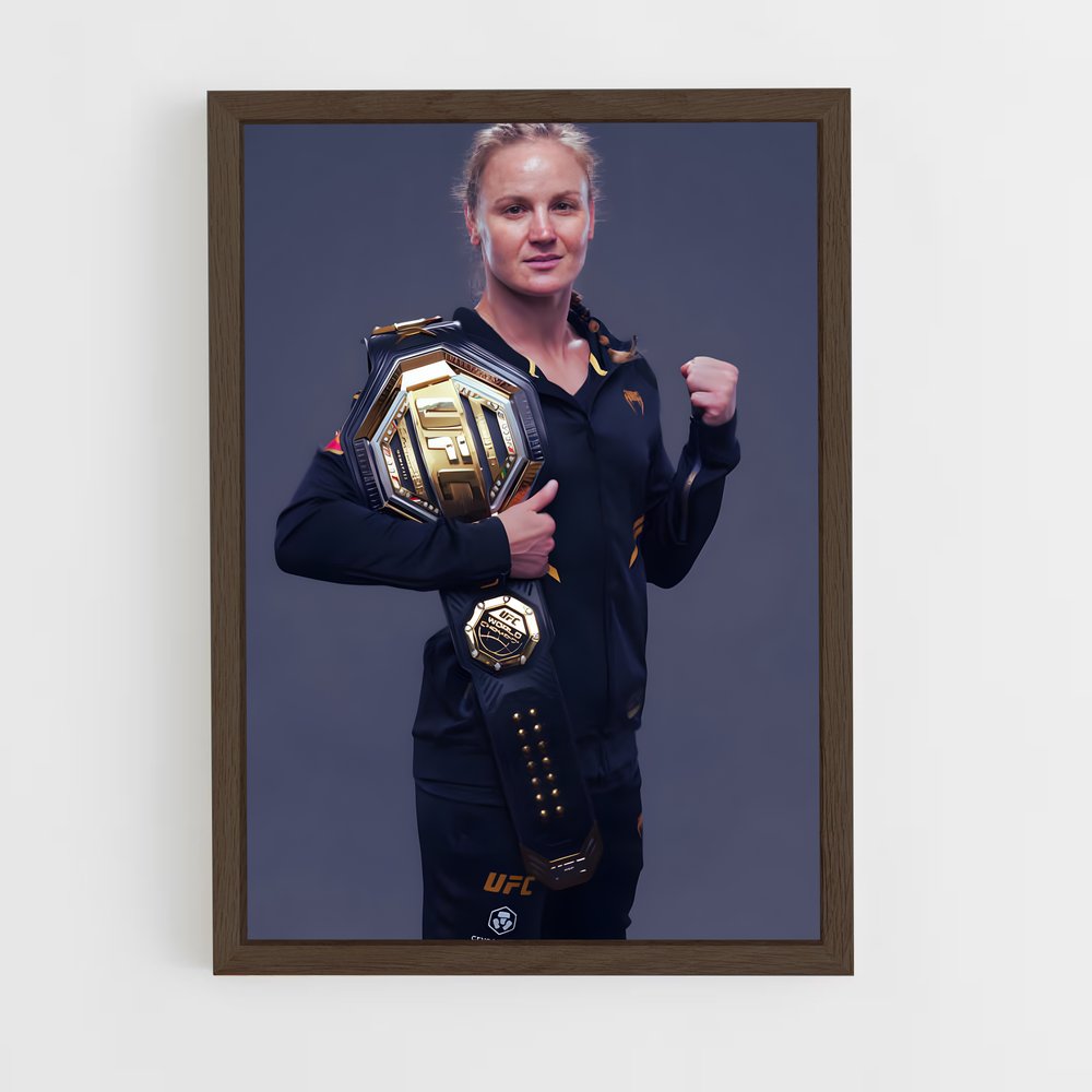 ap-valentina shevchenko-3 cadre Bois foncé