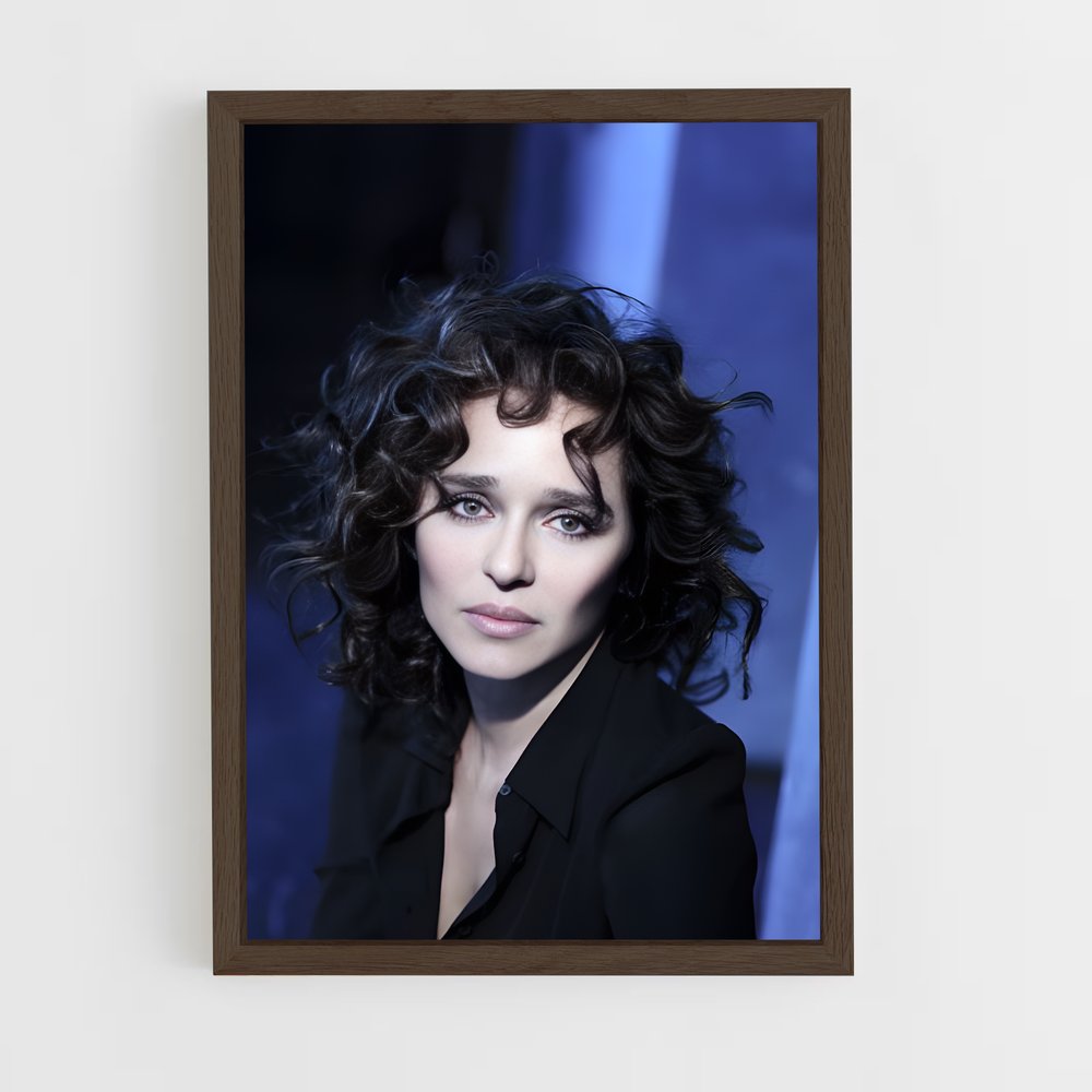 ap-valeria golino-4 cadre Bois foncé