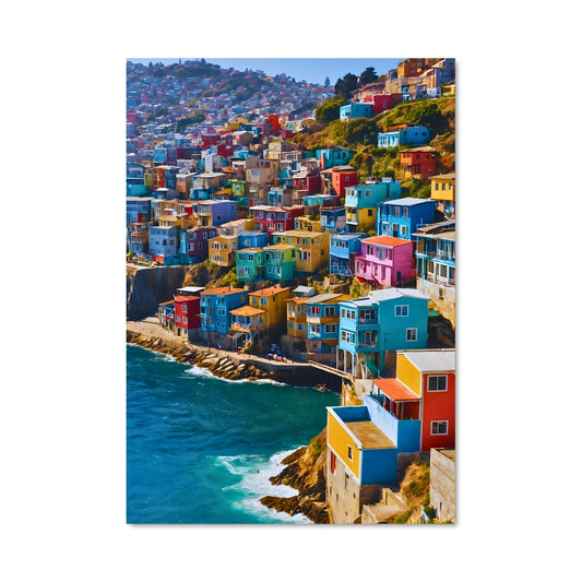 Poster Couleurs de Valparaiso