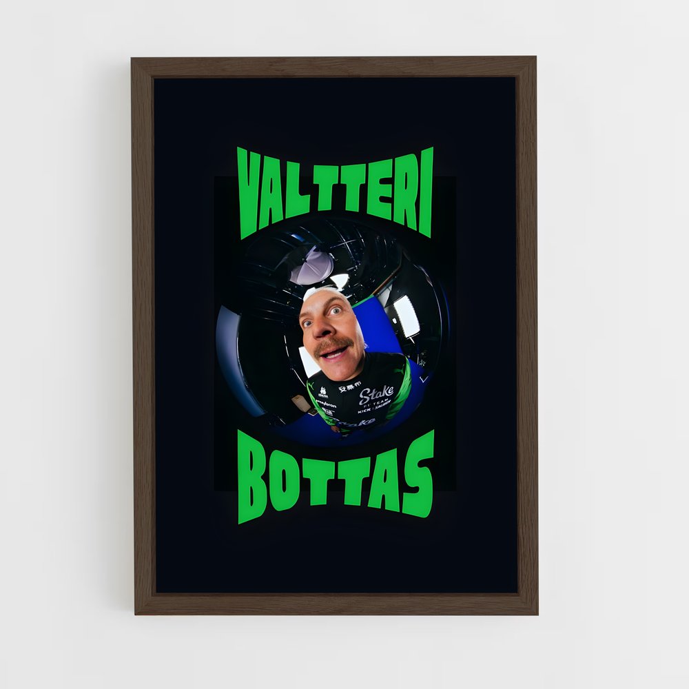 ap-valtteri bottas-3 cadre Bois foncé