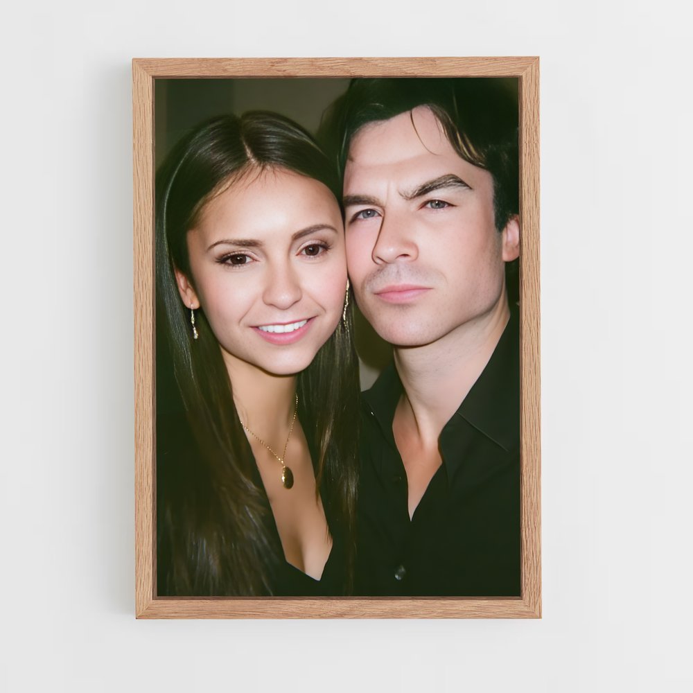 ap-vampire diaries-1 cadre Bois clair