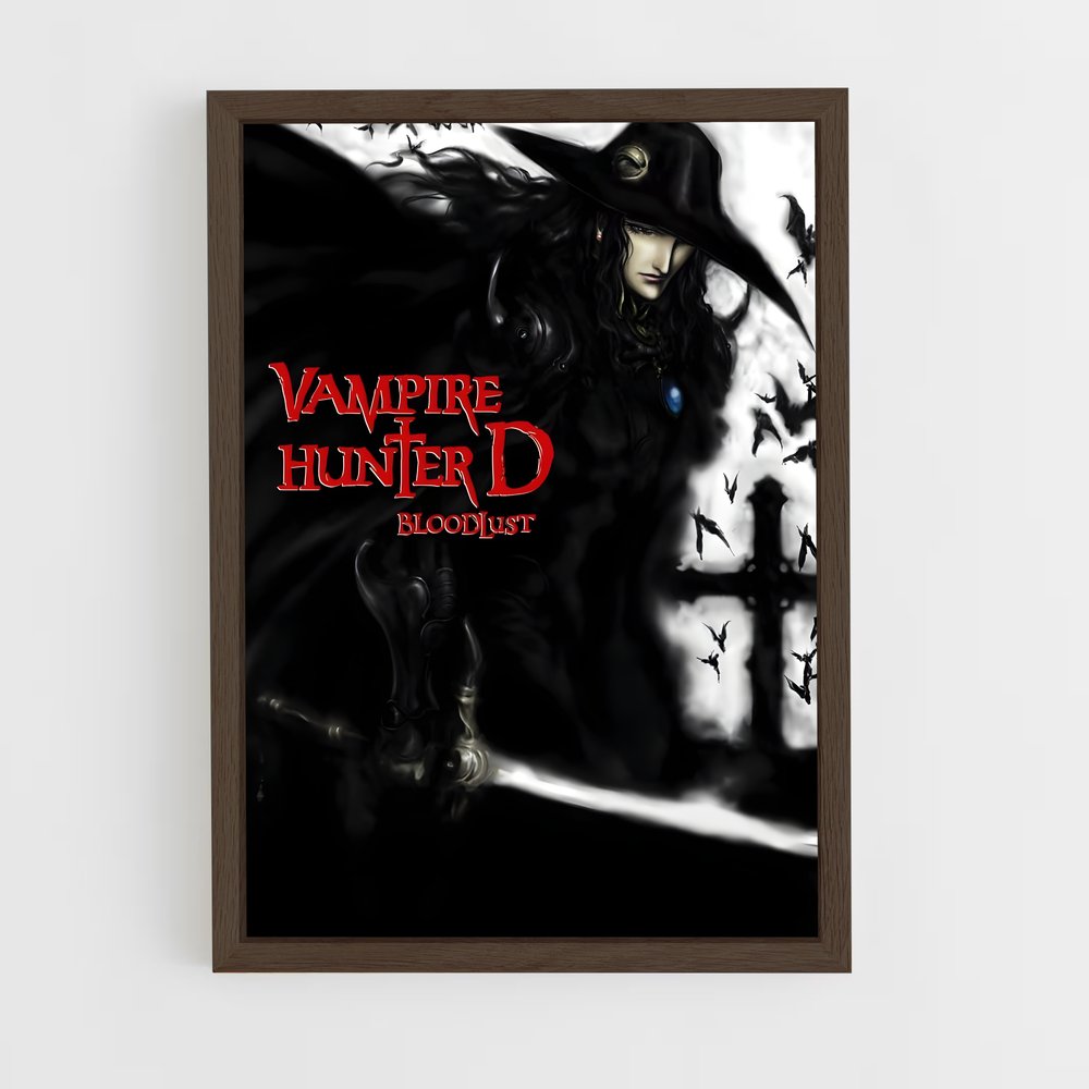 ap-vampire hunter d-4 cadre Bois foncé