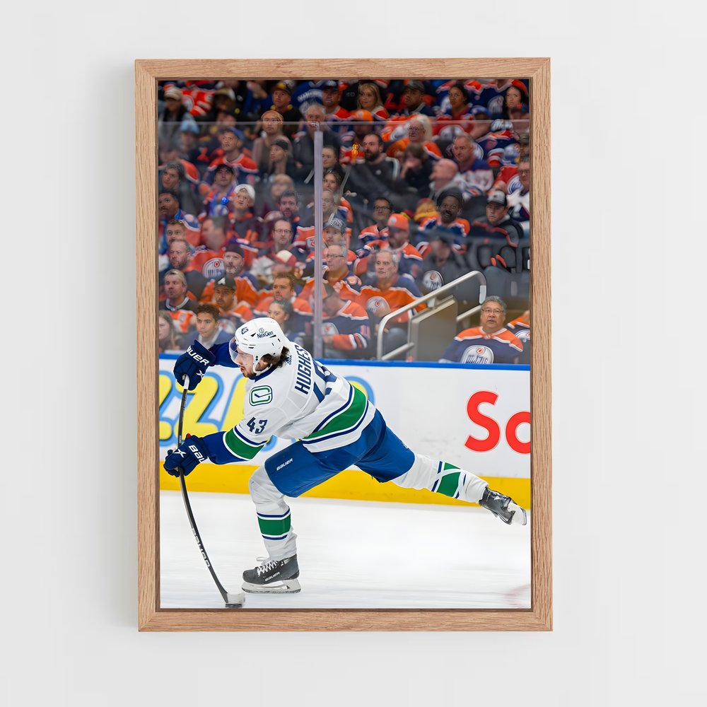 ap-vancouver canucks-14 cadre Bois clair