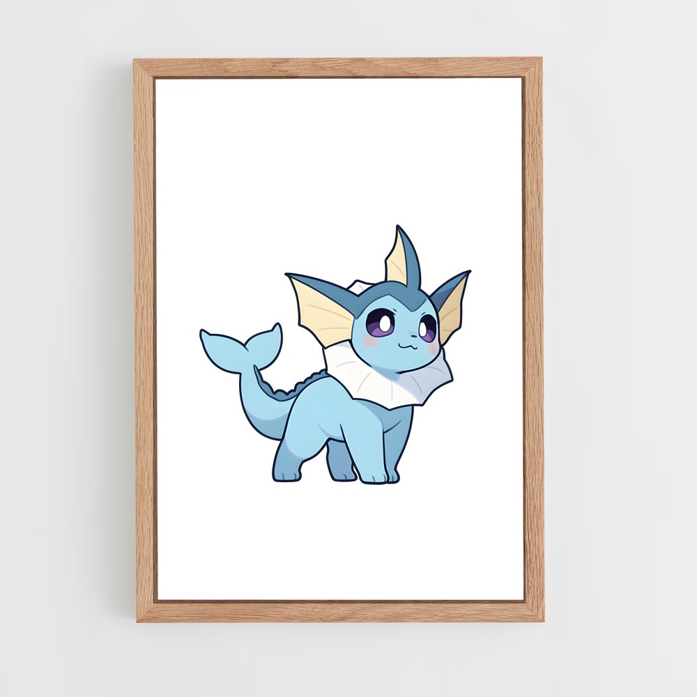 ap-vaporeon-1 cadre Bois clair