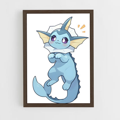 ap-vaporeon-5 cadre Bois foncé
