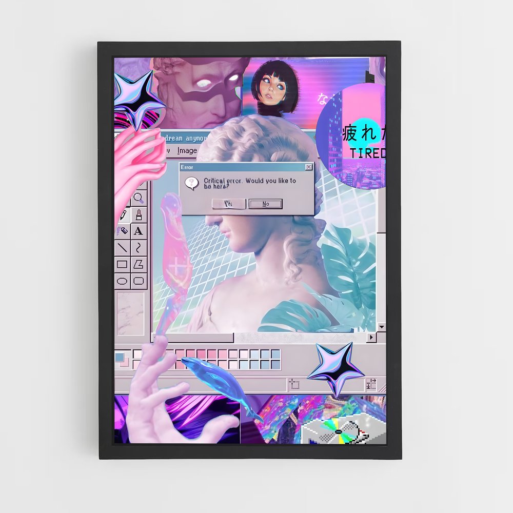 ap-vaporwave-2 cadre Noir
