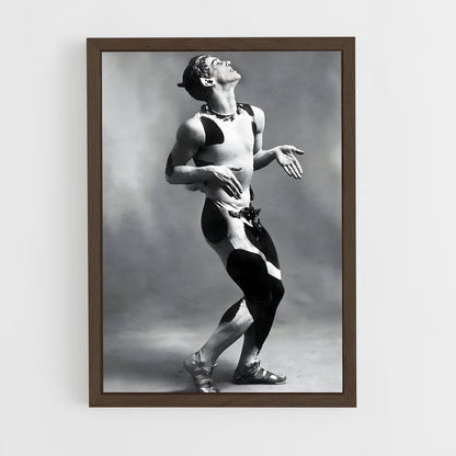 ap-vaslav nijinsky-9 cadre Bois foncé
