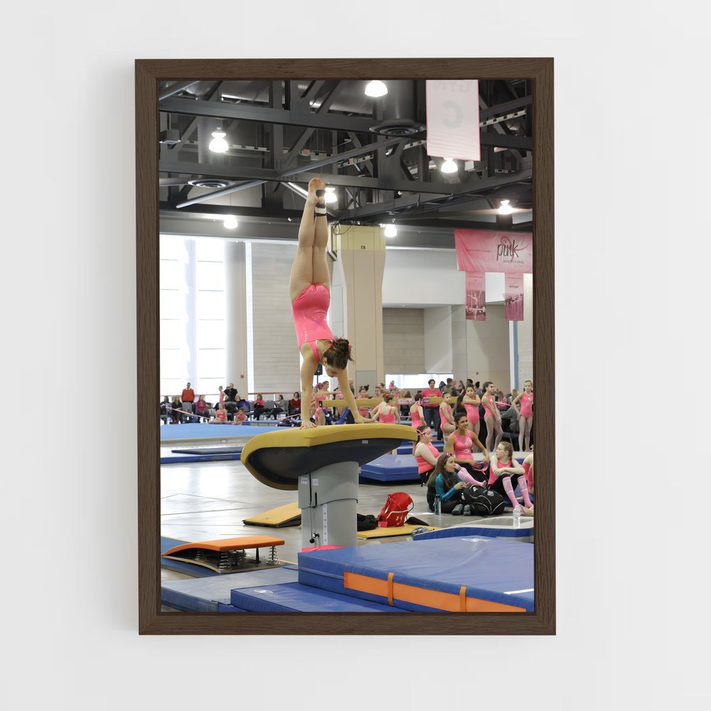 ap-vault gymnastics-1 cadre Bois foncé