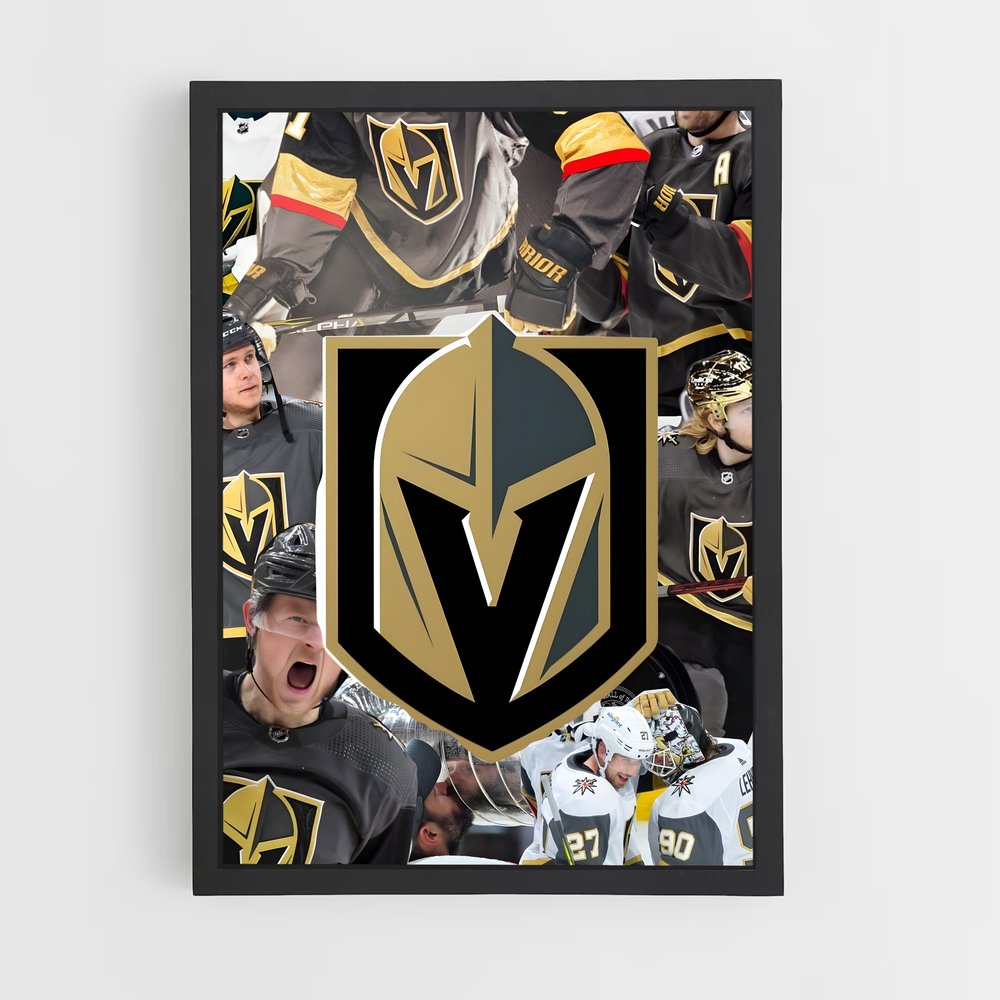 ap-vegas golden knights-1 cadre Noir
