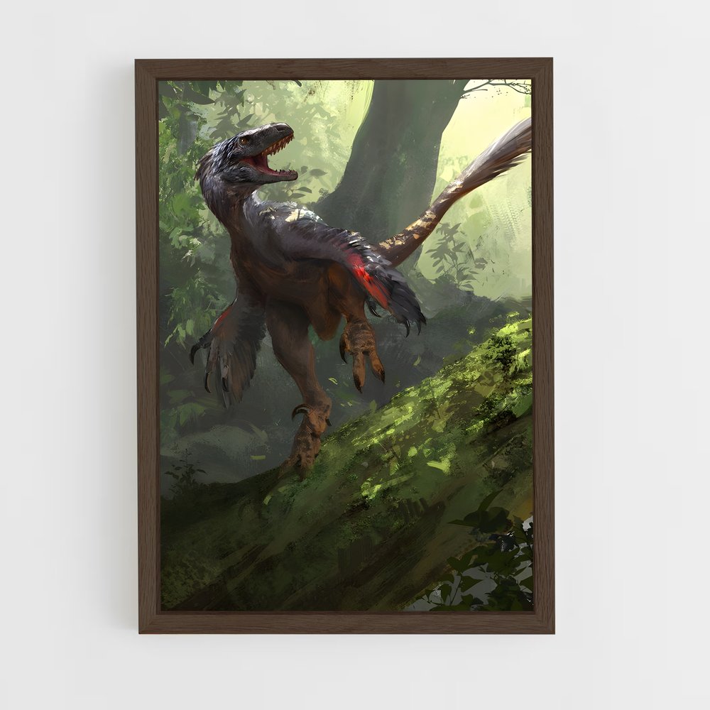 ap-velociraptor-5 cadre Bois foncé