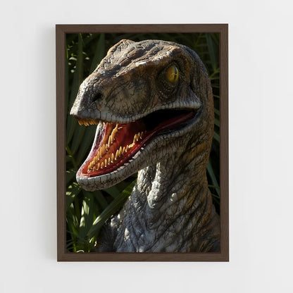 ap-velociraptors-3 cadre Bois foncé