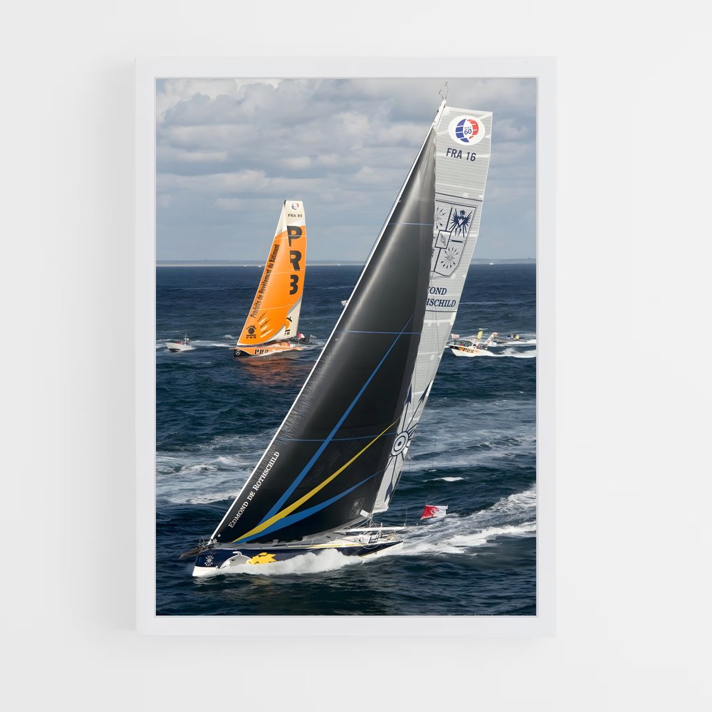 ap-vendee globe sailing-2 cadre Blanc