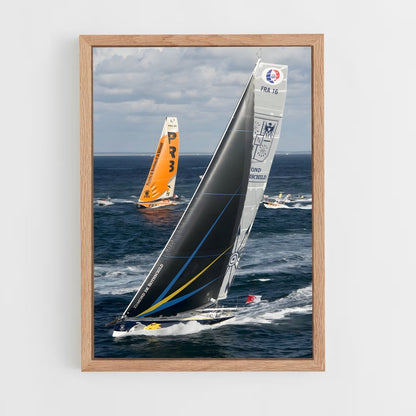 ap-vendee globe sailing-2 cadre Bois clair