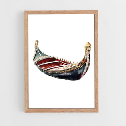 ap-venetian gondola-1 cadre Bois clair