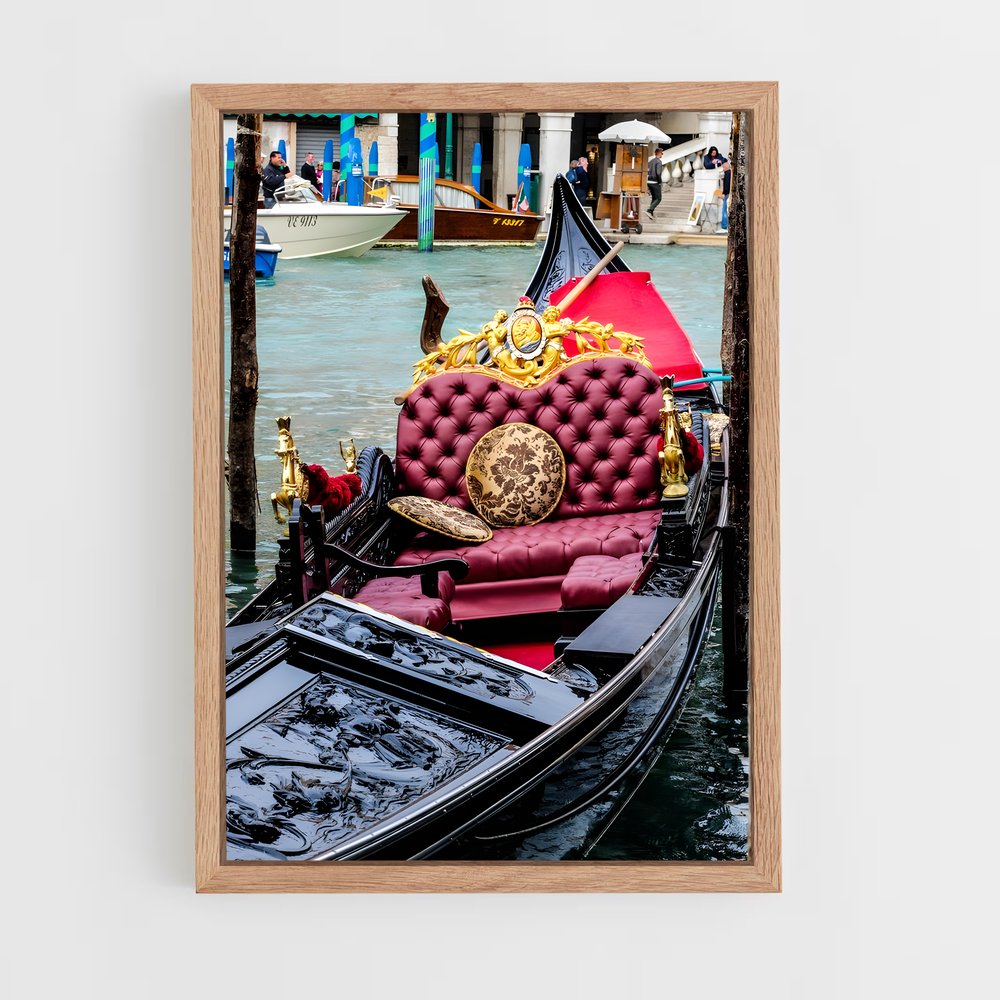 ap-venetian gondola-15 cadre Bois clair