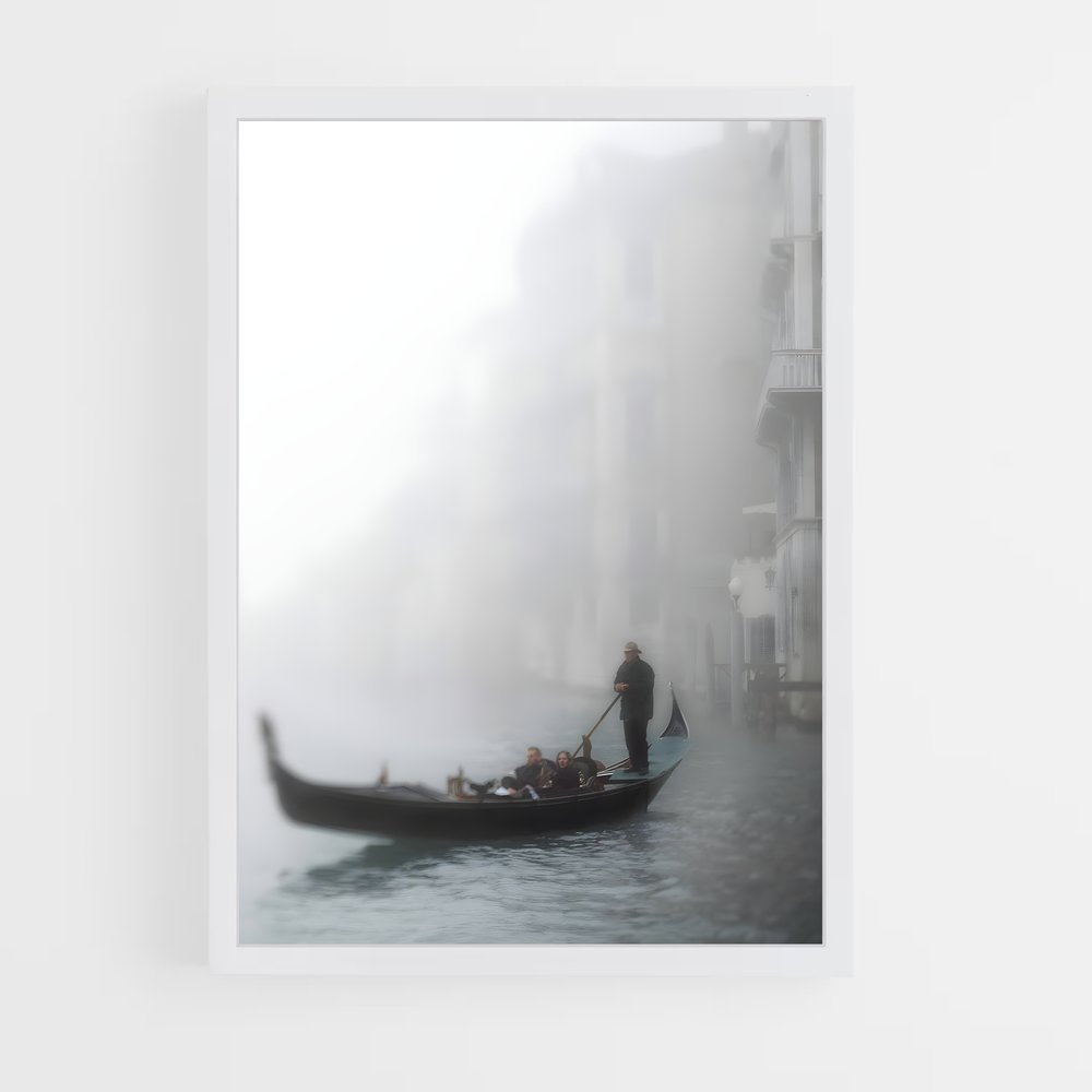 ap-venetian gondola-5 cadre Blanc