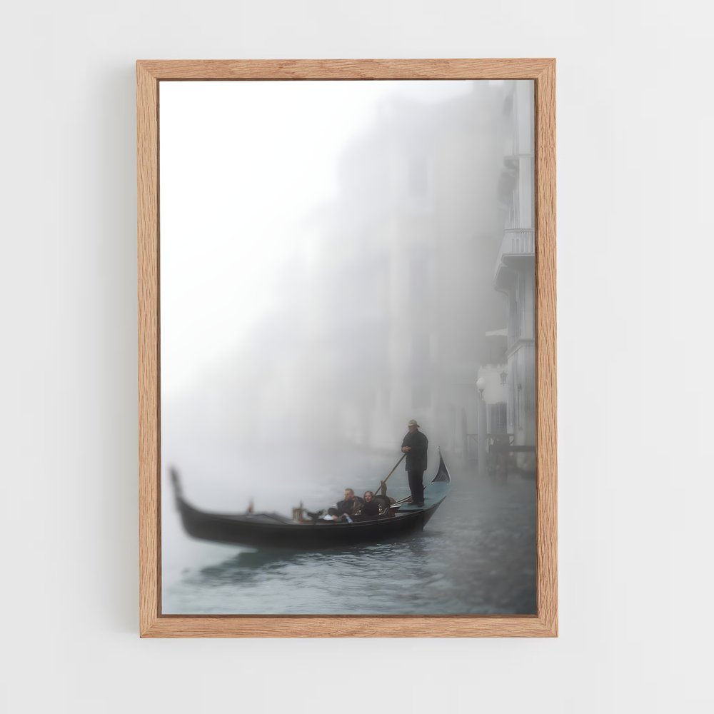 ap-venetian gondola-5 cadre Bois clair