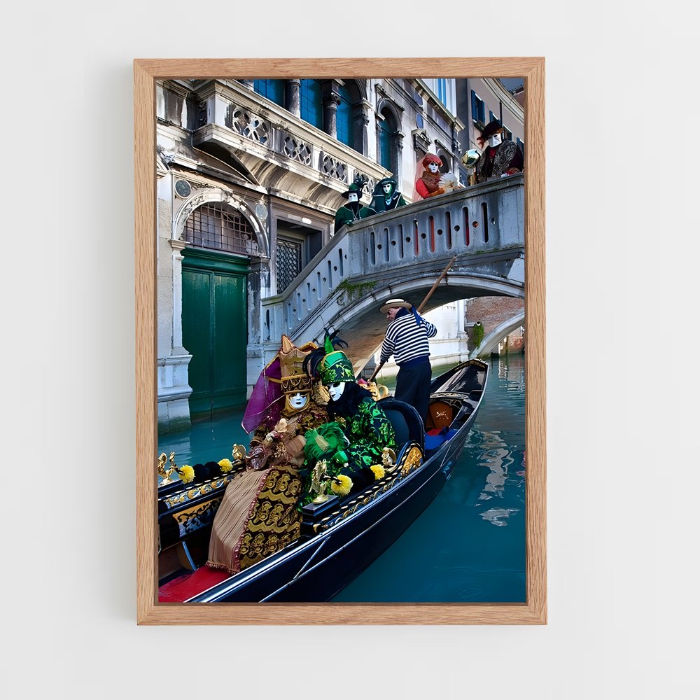 ap-venetian gondola-9 cadre Bois clair
