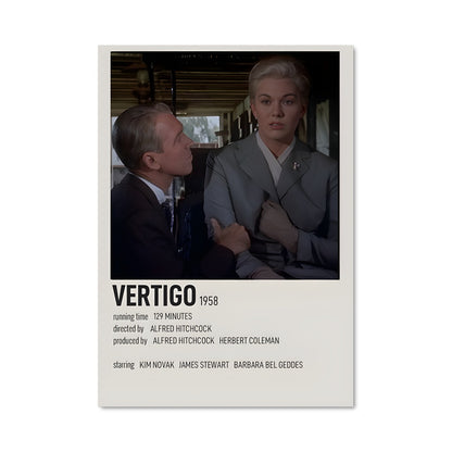 Poster Frissons de Vertigo
