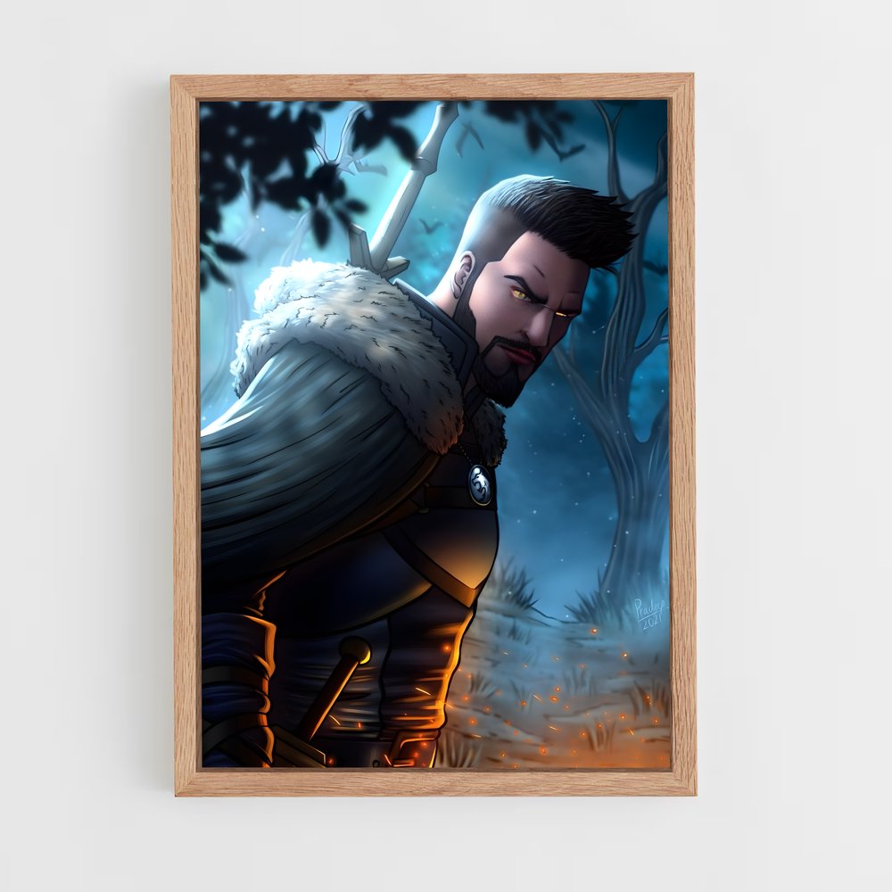ap-vesemir kaer morhen-2 cadre Bois clair