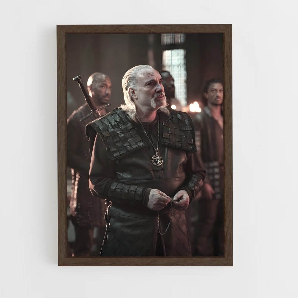 ap-vesemir kaer morhen-3 cadre Bois foncé