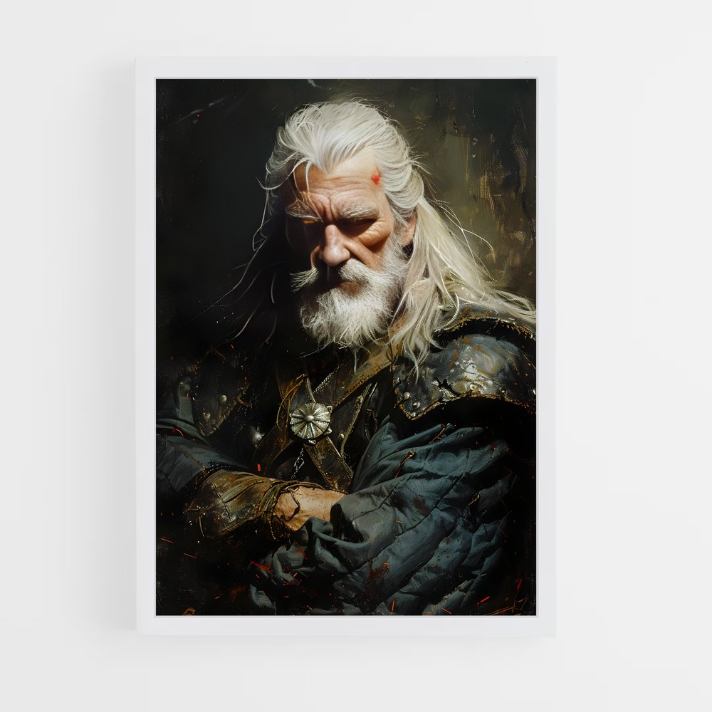 ap-vesemir kaer morhen-4 cadre Blanc