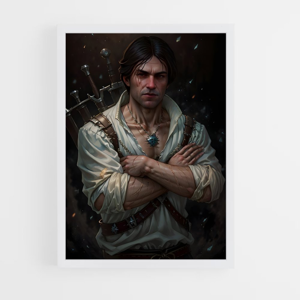 ap-vesemir kaer morhen-5 cadre Blanc