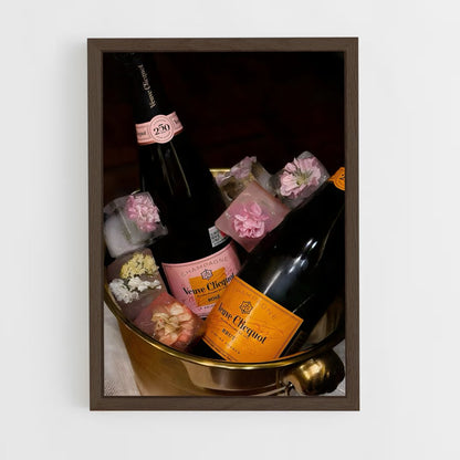 ap-veuve clicquot-8 cadre Bois foncé