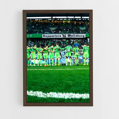 ap-vfl wolfsburg-4 cadre Bois foncé