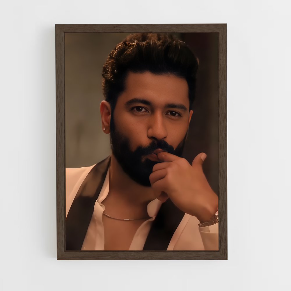 ap-vicky kaushal-11 cadre Bois foncé