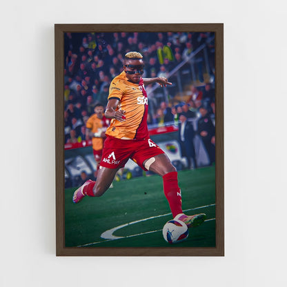 ap-victor osimhen-7 cadre Bois foncé