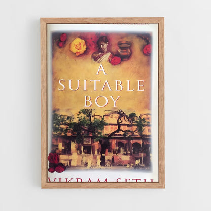 ap-vikram seth-4 cadre Bois clair