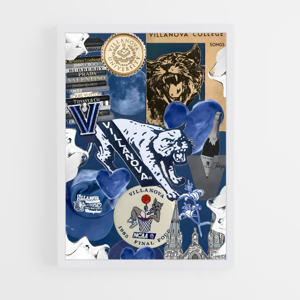 ap-villanova wildcats-4 cadre Blanc