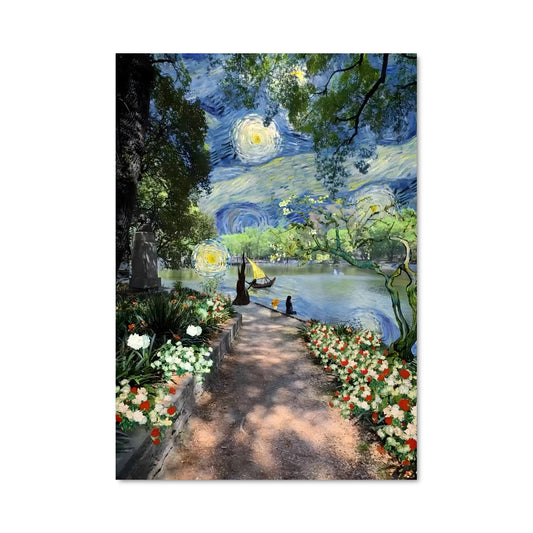 Poster La Femme au Banc