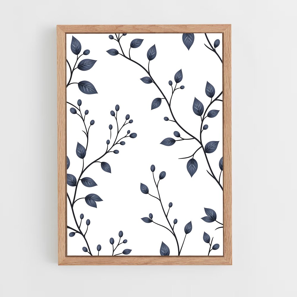 ap-vine patterns-9 cadre Bois clair