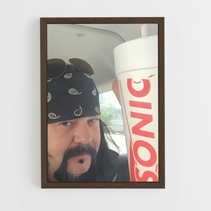 ap-vinnie paul-4 cadre Bois foncé