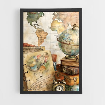 ap-vintage travel-13 cadre Noir