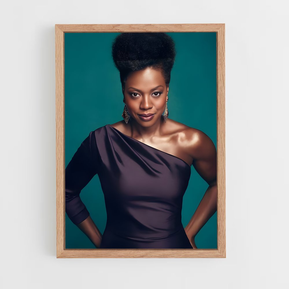 ap-viola davis-2 cadre Bois clair