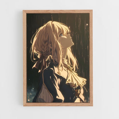 ap-violet evergarden*-1 cadre Bois clair