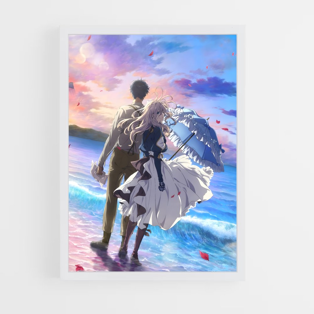 ap-violet evergarden*-3 cadre Blanc