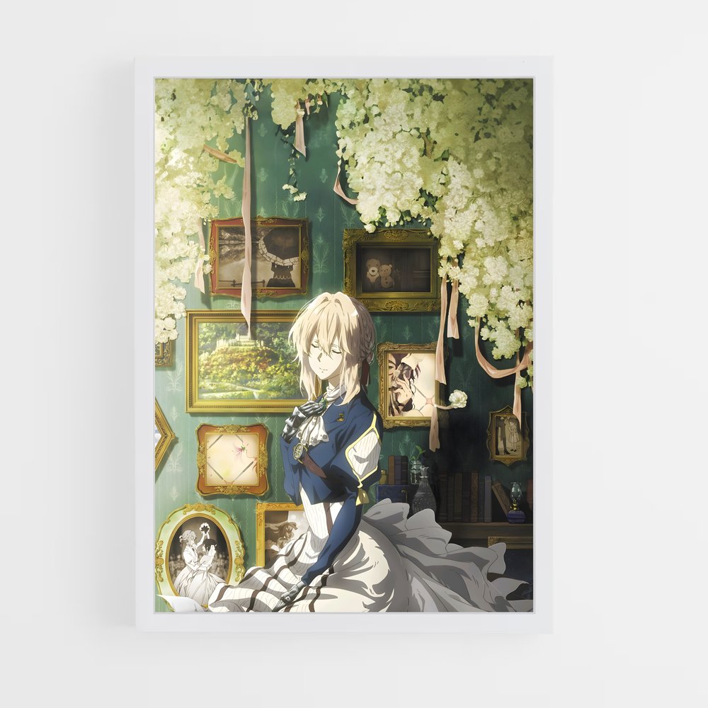 ap-violet evergarden*-5 cadre Blanc