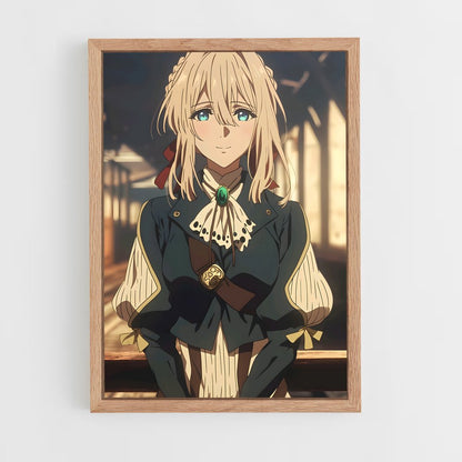 ap-violet evergarden*-6 cadre Bois clair